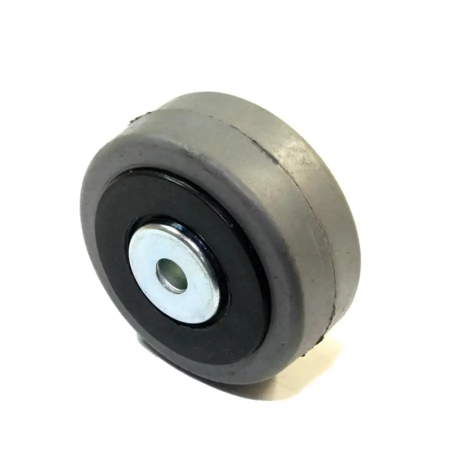 Rueda de cuscina. INOX y Polyur Tread